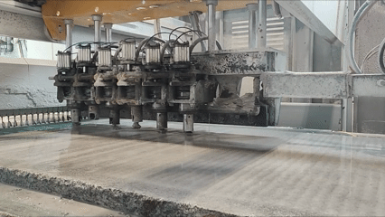 Evjen Granitt brostein, behandlet overflate